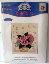 DMC- Roses and Hydangea Bouquet (BK044)