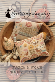 Heartstring Samplery - Farm & Folk Penny Cushions