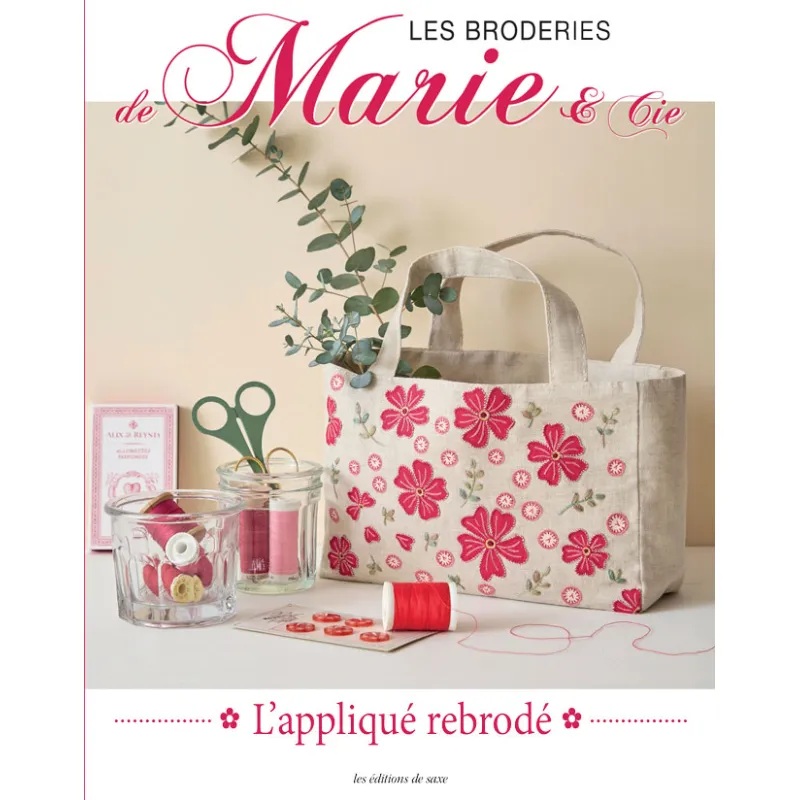 Boek - Les Broderies de Marie & Co - "L'appliqué rebrodé" (nr. 25)