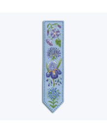 Le Bonheur des Dames - réf. 4597 - "Fleurs Bleues" (marque-page)
