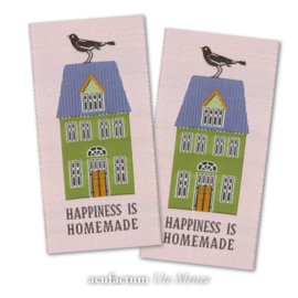 Acufactum - Patch/Label "Happiness is homemade"