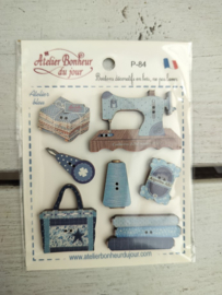 Atelier Bonheur du Jour - "Atelier bleu" (P-84)