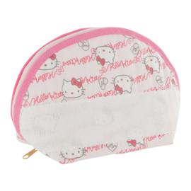 Toilettasje - Hello Kitty (roze/grijs)