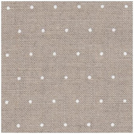 Zweigart - Edinburgh (14 dr/cm - 36 ct) - kleur 1399 "Mini dots"