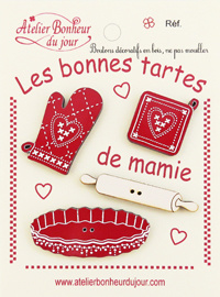 Atelier Bonheur du Jour - Collection "Les bonnes tartes de Mamie"