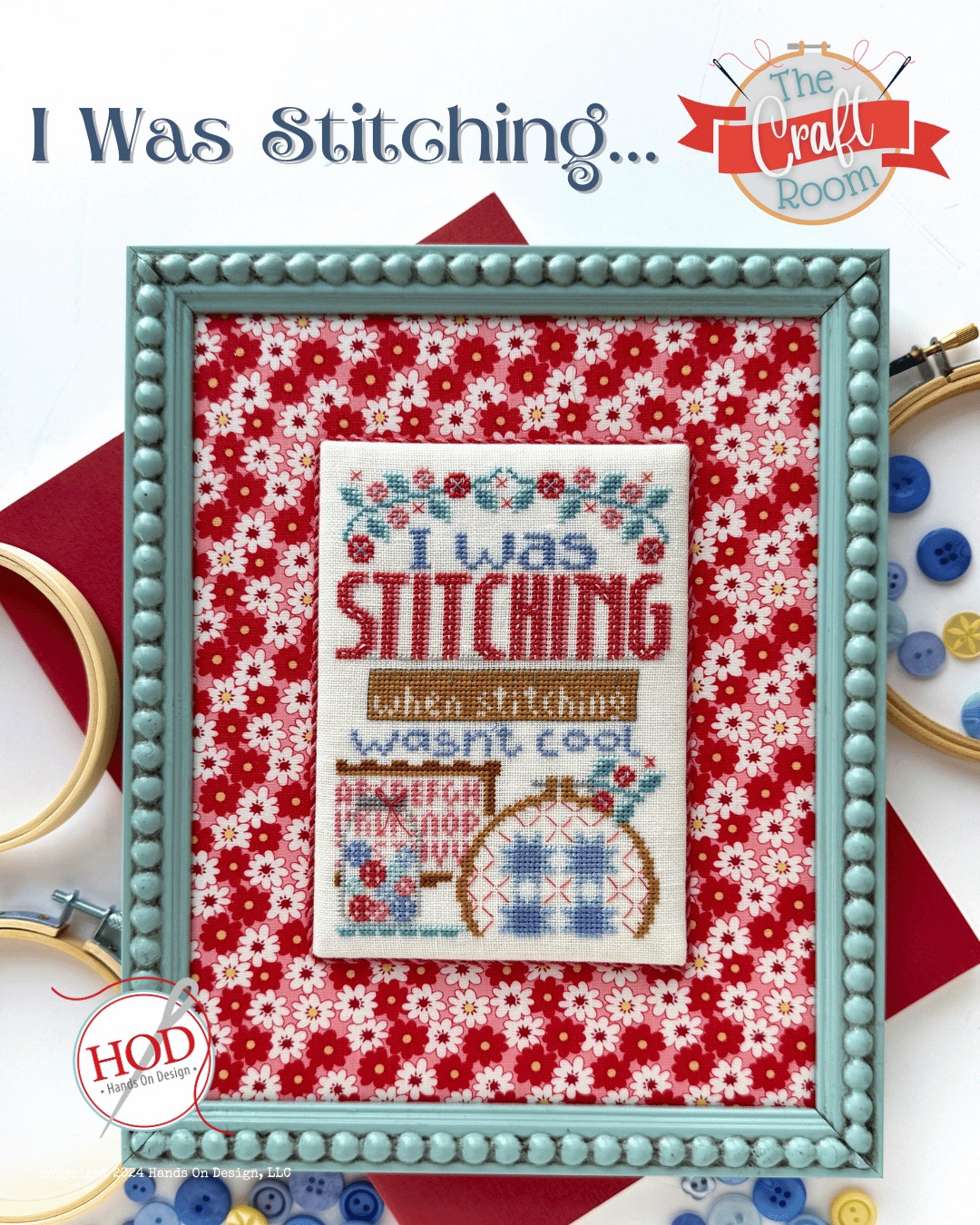 Hands on Designs - "I was stitching ..."