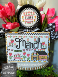 Stitching with the Housewives  - Month 2 Month "March"