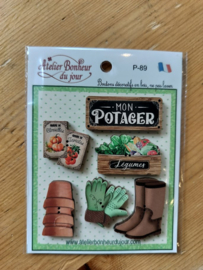 Atelier Bonheur du Jour - "Mon Potager" (P-89)