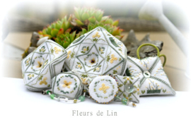 Fleurs de Lin - "Biscornu Hydrangéa"