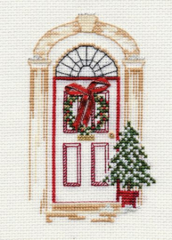 Bothy Threads - "Christmas Door" (carte de voeux - CDX07)