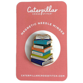 Caterpillar Cross Stitch - Magnetic Needle Minder - "Boeken"