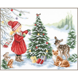 Vervaco - "Versieren voor Kerstmis - evenweave" (PN-0206743)
