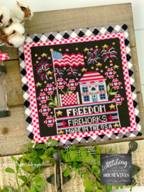Stitching with the Housewives - Calendar Crates - July