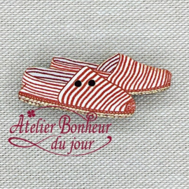 Atelier Bonheur du Jour - "Espadrilles" (rood)