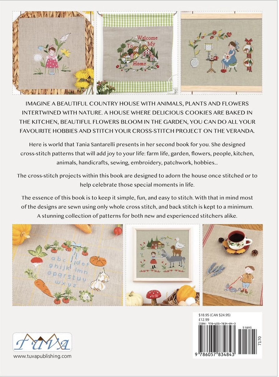 Livre - "Countryside Cross Stitch - Lili Violette"