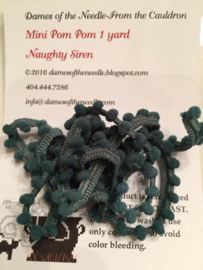 Dames of the Needle - Mini Pom Poms - kleur "Naughty Siren"