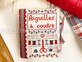 Des Histoire à broder - "Aiguilles à broder - Aiguilles à coudre" (semi-kit)