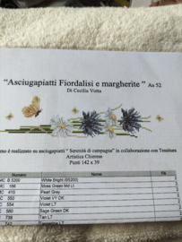 Serenita di Campagna - "Asciugapiatti Fiordalisi e margherite"
