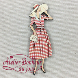 Atelier Bonheur du Jour -  "Dame met vichy kleed"