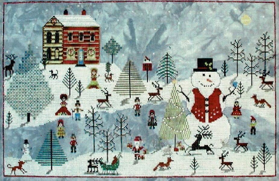Praiseworthy Stitches - "A Snowman's Christmas"