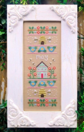 Country Cottage Needleworks - "May Sampler" (Sampler of the Month)