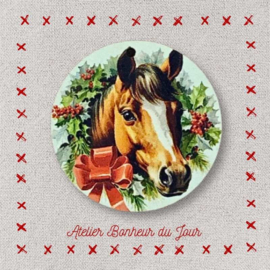 Atelier Bonheur du Jour - "Paard in krans"