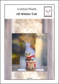 Cotton Pixels - "3D Winter Cat"