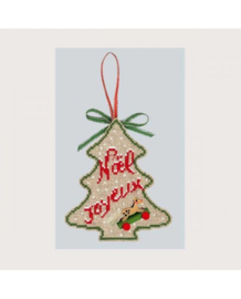 Le Bonheur des Dames - réf. 2732 - Kerstboom "Joyeux Noël"