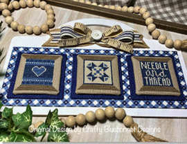 Crafty Bluebonnet Designs - "Sewing Spool Trio"
