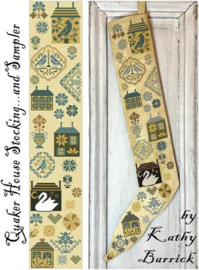 Kathy Barrick - "Quaker House stocking ... and Sampler"