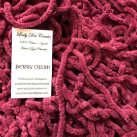 Chenille jumbo - Lady Dots Creates - Couleur "Berry Crush"