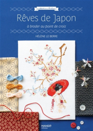 Boek - "Rêves de Japon à broder au point de croix" (Hélène Le Berre)