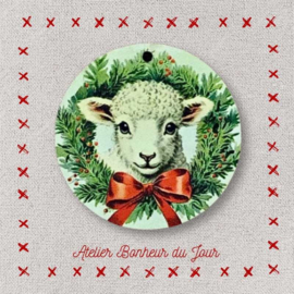 Atelier Bonheur du Jour - "Schaap in krans"