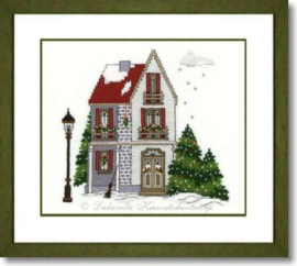 Liebevolle Kreuzstichentwürfe - Häusen im Schnee 1 (W-58-12)