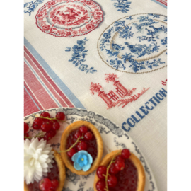 Les Brodeuses Parisiennes - Torchon "Collection Toile de Jouy" (linnen)
