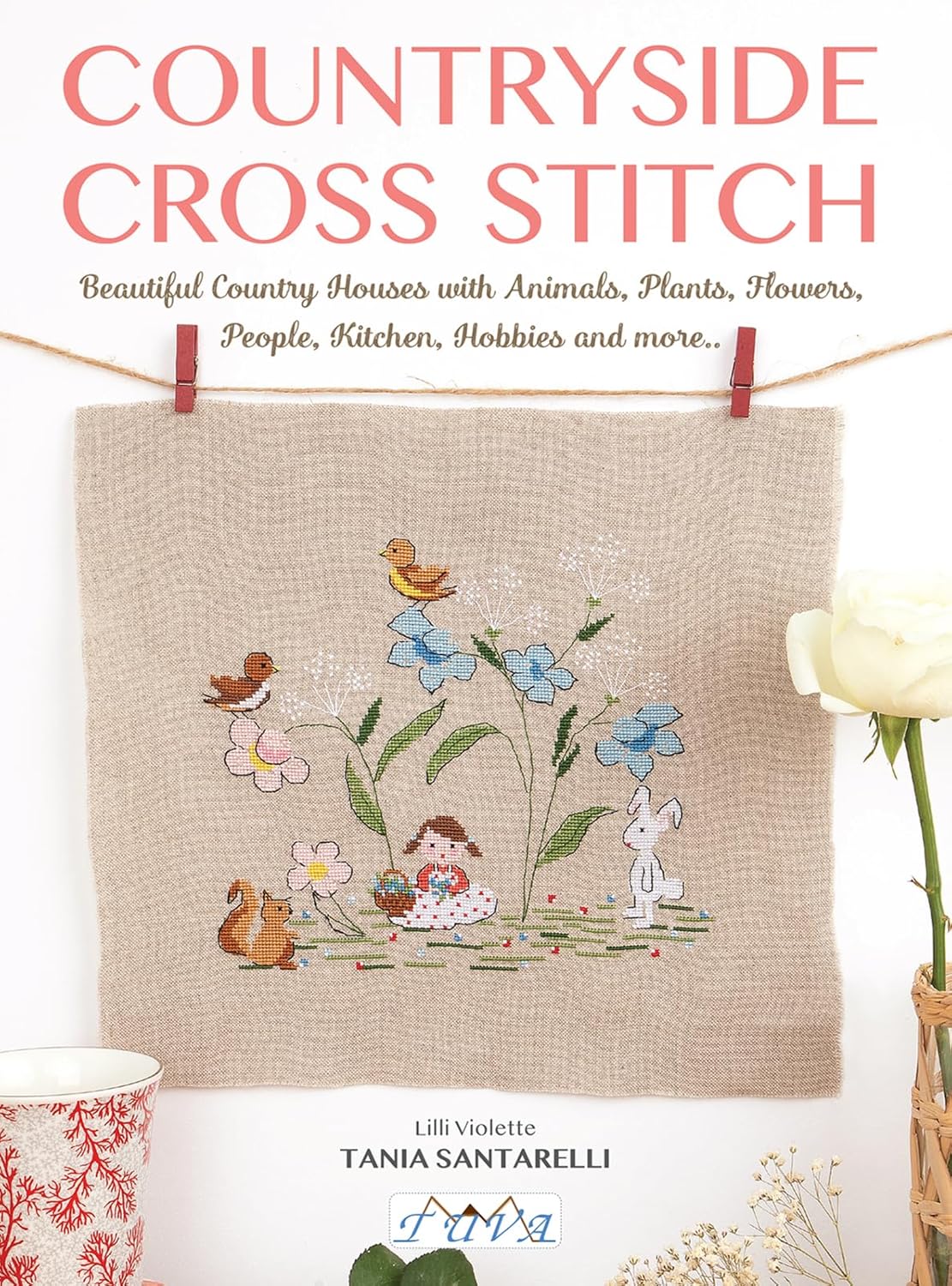 Boek - "Countryside Cross Stitch - Lili Violette"