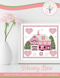 Anabella's Needleart - "February Barn"