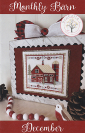 Anabella's Needle Art - "December Barn"