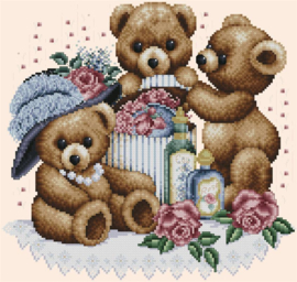 Pamela Kellogg's - Hatbox teddies