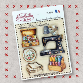 Atelier Bonheur du Jour - "Atelier fils et aiguilles" (P-108)