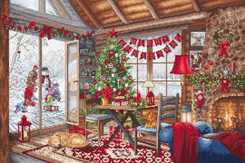 Leti Stitch - "Christmas Cabin"