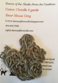 Dames of the Needle -  Fijne cotton chenille - kleur "Door Mouse Grey"
