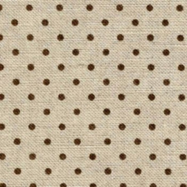 Zweigart - Belfast (12.6 dr/cm - 32 ct) - kleur 5392 - Petit Point (bruin)