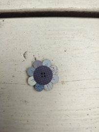 Atelier Bonheur du Jour - "Patch Fleur Bleu"