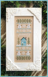 Country Cottage Needlework - January Sampler (Sampler of the month)