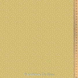 Acufactum stoffen - "Stip oker/wit"