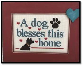 Kays Frames and Designs - A dog blesses this home