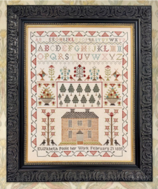 Fox and Rabbit - "Elizabeth  Poole 1839"
