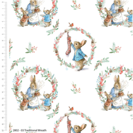 Stof - Peter Rabbit - Kerst