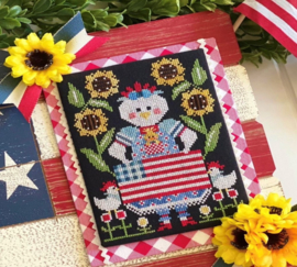 Stitching with the Housewives - Red White and Bantam